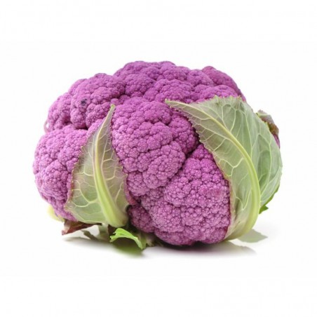 Foto Coliflor morada ecológica (1 unidad)
